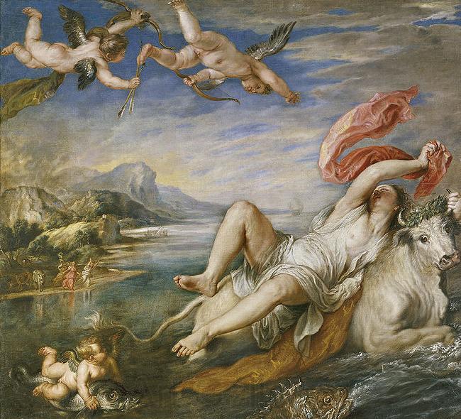 Peter Paul Rubens El rapto de Europa France oil painting art